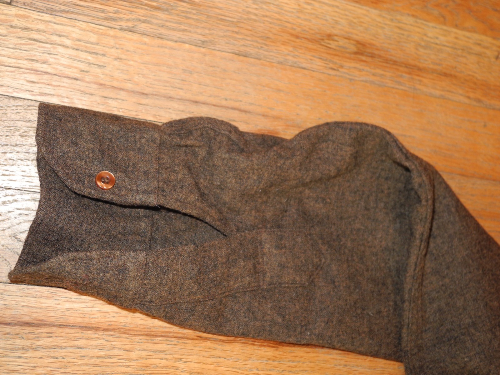 Vintage Pendleton Solid BROWN Shirt 100% Virgin W… - image 15