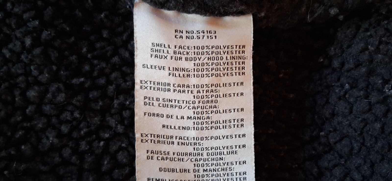 Levi's 100% Polyester Winter Jacket Size L - image 3