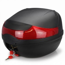 BOLT Motorcycle Top Box 33L Universal Fit Motorbike Scooter Rear Luggage Top Box