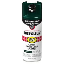 Rust-Oleum 376902 Rust Preventative Spray Paint, Dark Hunter Green, Gloss,
