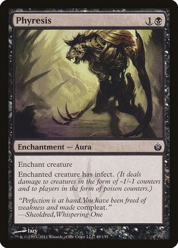 1x Phyresis - Mirrodin Besieged LP - MTG