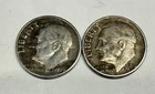 1959-D & 1960-D Rosevelts Dime 90% Silver!! Free Shipping