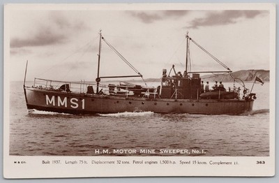 HM Motor Grubenkehrmaschine Nr1 RP Postkarte