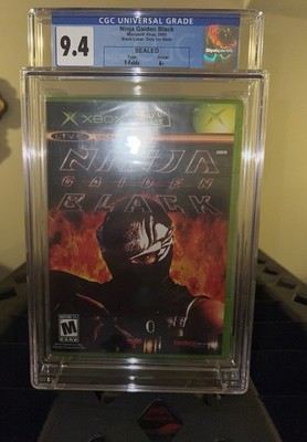Ninja Gaiden Black (Microsoft Xbox, 2005) CGC 9.4A+ NEW SEALED