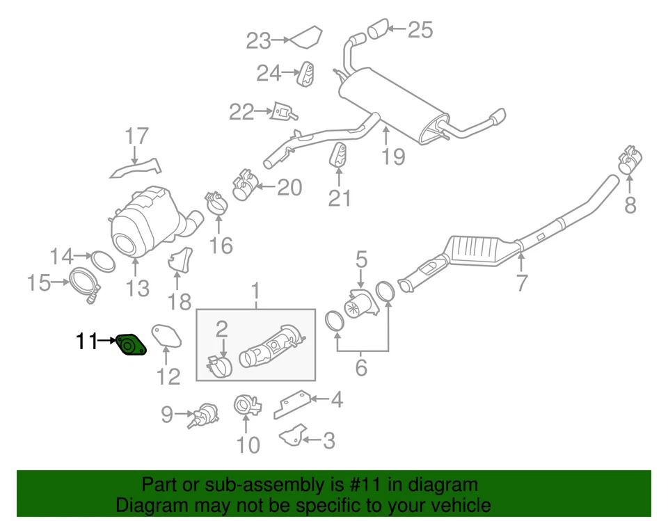 Brida medidora genuina BMW 18-30-8-507-550 Foto 2 de 2