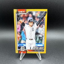 Javier Baez 2026 Topps Series 1 #144 Walk This Way Gold /50 Detroit Tigers