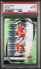 2024 Prizm #309 Bo Nix RC Neon Green Pulsar PSA 8 NM-MT Denver Broncos Card