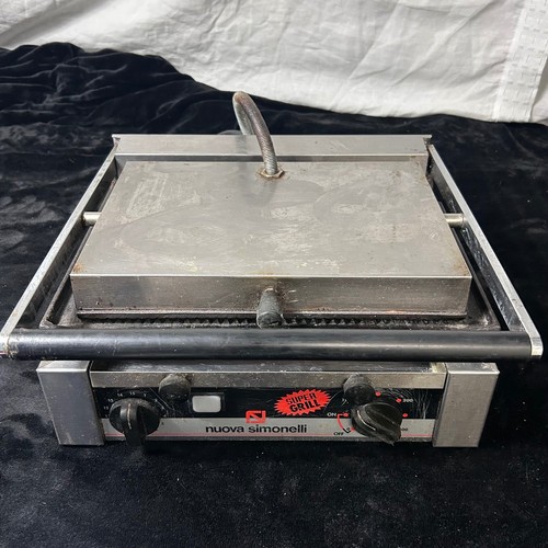 Nuova Simonelli Super Grill P1L Commercial Panini Press Italian 1700W Stainless