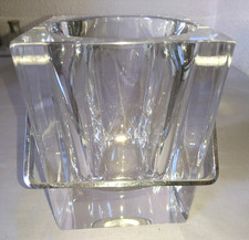 ANCIEN SEAU A GLACE GLACONS EN CRISTAL LOURD DE SEVRES ICE BUCKET 1950-1970