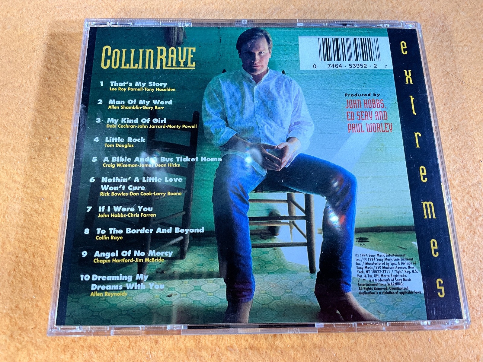 K13-42 COLLIN RAYE Extremes - 1994 - EPIC EK 53952 - CD - COUNTRY