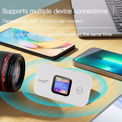 Lte 4G Lte 4G Wifi Wifi Routter Mobile Breitband Mifi Lcd Hotspot 2100 Mah. / - Photo 4/12