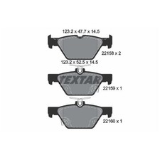 Satz Bremsbeläge Bremsklötze hinten für Subaru Legacy 6 BN Levorg | 24170595