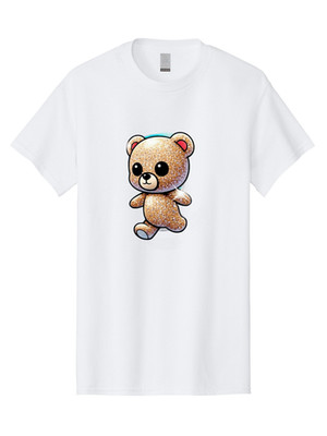 Teddy-Bear-4 Mens Graphic Tee, 100% Cotton, Casual Summer Wear