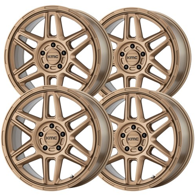 #ad #ad Set of 4 KMC KM716 Nomad 18x8 5x108 38mm Bronze Wheels Rims 18quot; Inch $1368.00