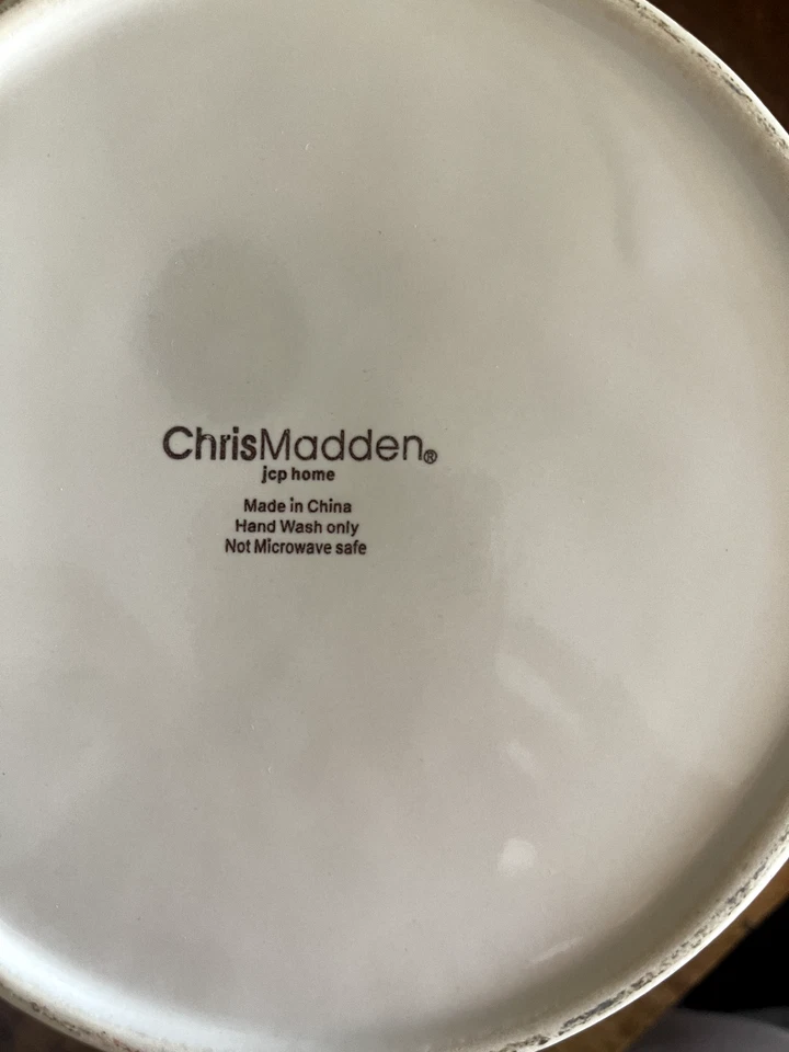 Винтажный снятый с производства набор канистр Chris Madden JCP Corvella из 3 предметов цвета слоновой кости - Изображение 3 из 4