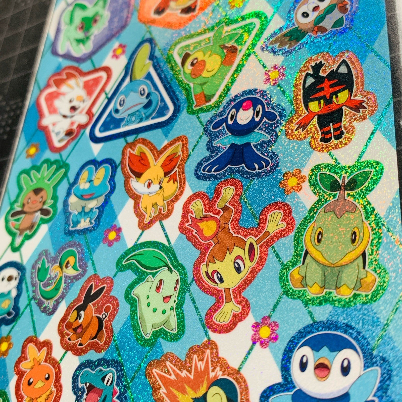 Pokemon Holographic Stickers⚡️#03 Shiny & Kawaii Sheet - Japan Exclusive Daiso