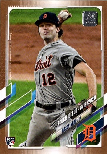 2021 Topps Update #US63 Casey Mize Gold #/2021