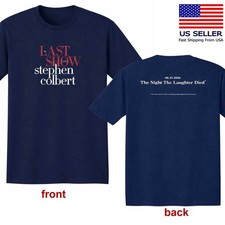 The Last Show with Stephen Colbert 2026 T-Shirt, The Last Show Navy Shirt S-5XL