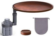 Car Desk for Laptop  Car Table Tray, Height-Adjustable 360  Rotating Wood