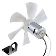 PlusRoc RV Vent Fan 12V Round Shaft Motor Replacement for Ventline White 