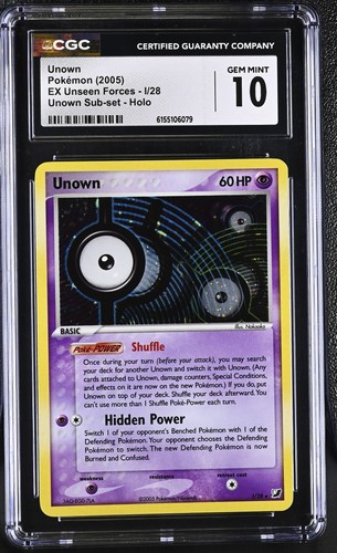Unown graded CGC 10 for sale on eBay