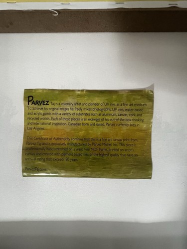Parvez Taj Printed Canvas Painting Horizontal Forest 45x15x1.5” wooden frame - Picture 3 of 8
