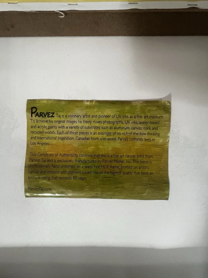 Parvez Taj Printed Canvas Painting Horizontal Forest 45x15x1.5” wooden frame - Image 3 of 4