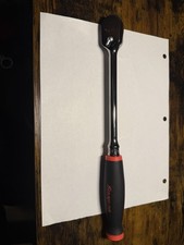 Snap-on Tools Usa New 38 Drive Red Soft Grip Long Fixed Head Ratchet Fhl80 Snap-on Tools Usa New 38 Drive Red Soft Grip Long Fixed Head Ratchet Fhl80