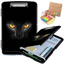 Clipboard with Storage,Heavy Duty Plastic Storage Clipboard with Low Profile ...