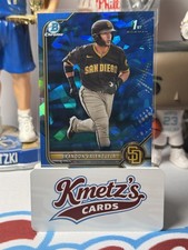 2022 Bowman Sapphire Edition - Chrome Prospects Brandon Valenzuela #BCP-28 (RC)