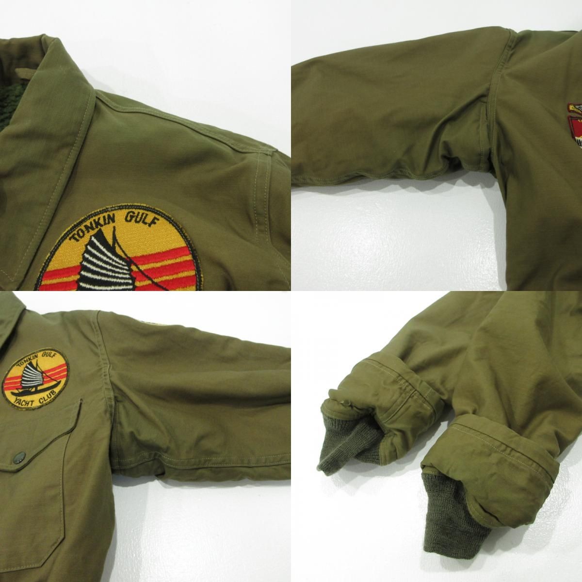 Buzz Rickson's A-2 Haverfield Deck Jacket Khaki M… - image 9