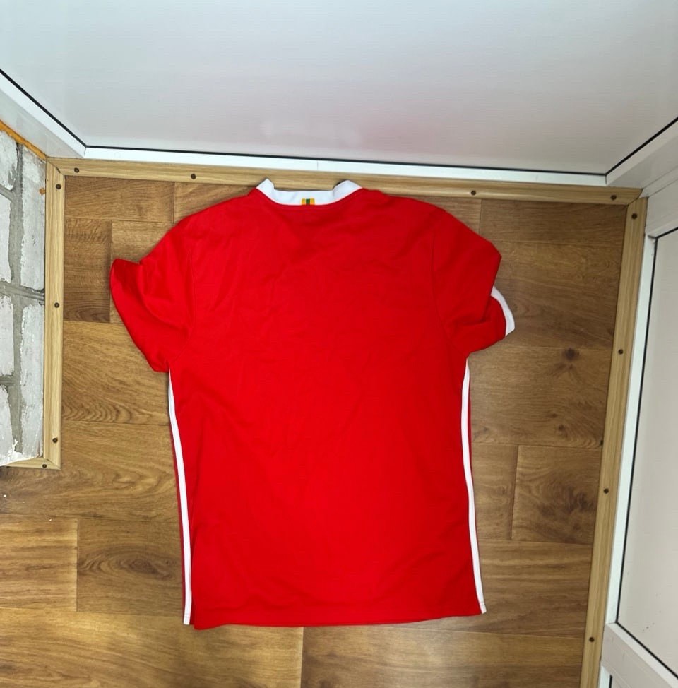 WALES NATIONAL TEAM 2017 2018 HOME FOOTBALL SOCCER SHIRT SIZE MENS L ADIDAS RED thumbnail 3
