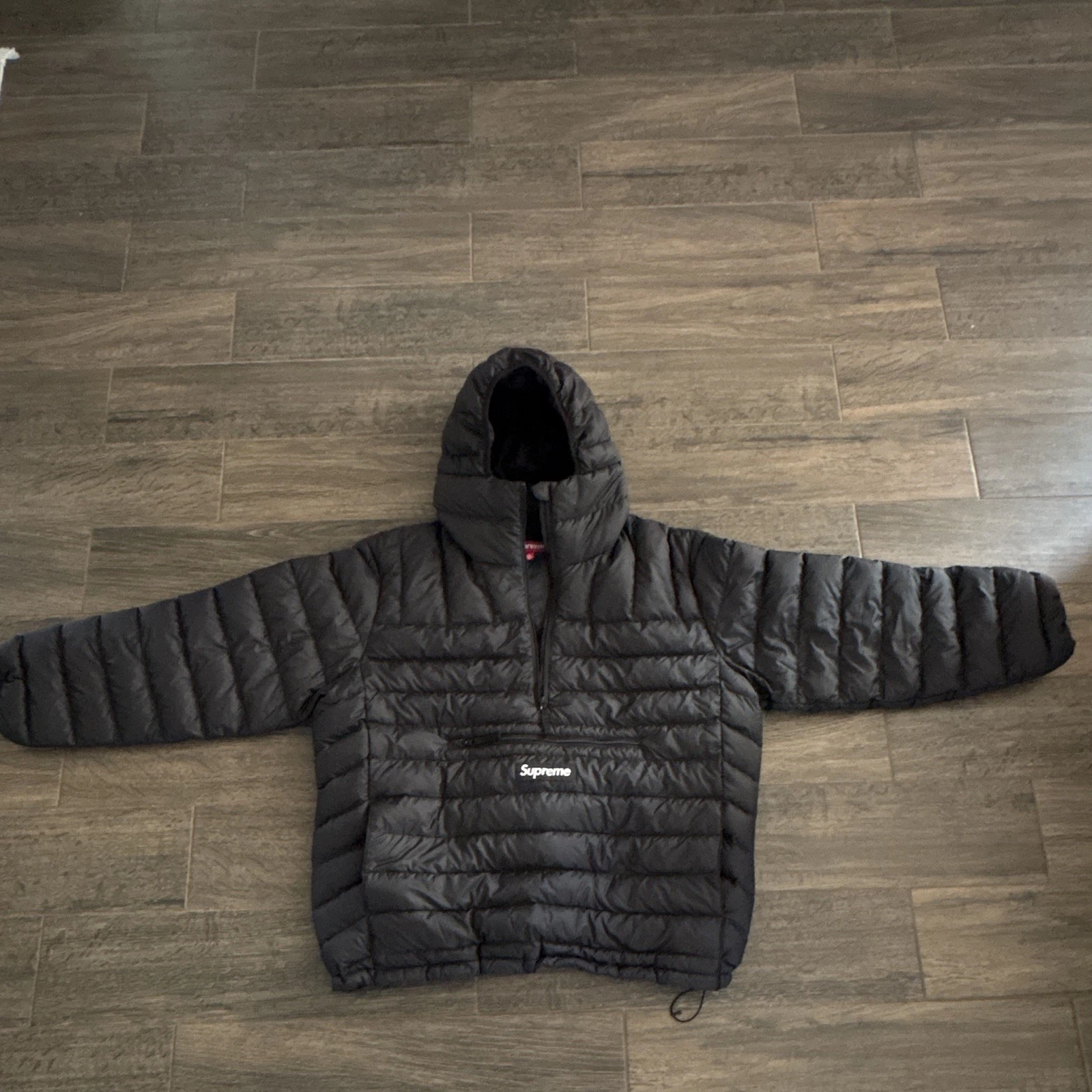 2026 F/W Supreme Micro Down Half Zip Pullover, Anorak Puffer Jacket Supreme  - product detail image 5