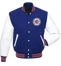 Los Angeles Clippers Royal Blue Body team varsity jackets Men Size M