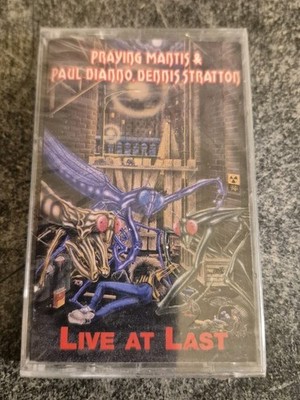 Praying Mantis & Paul Dianno/Dennis Stratton-Live At Last Cassette 1990 New/Seal