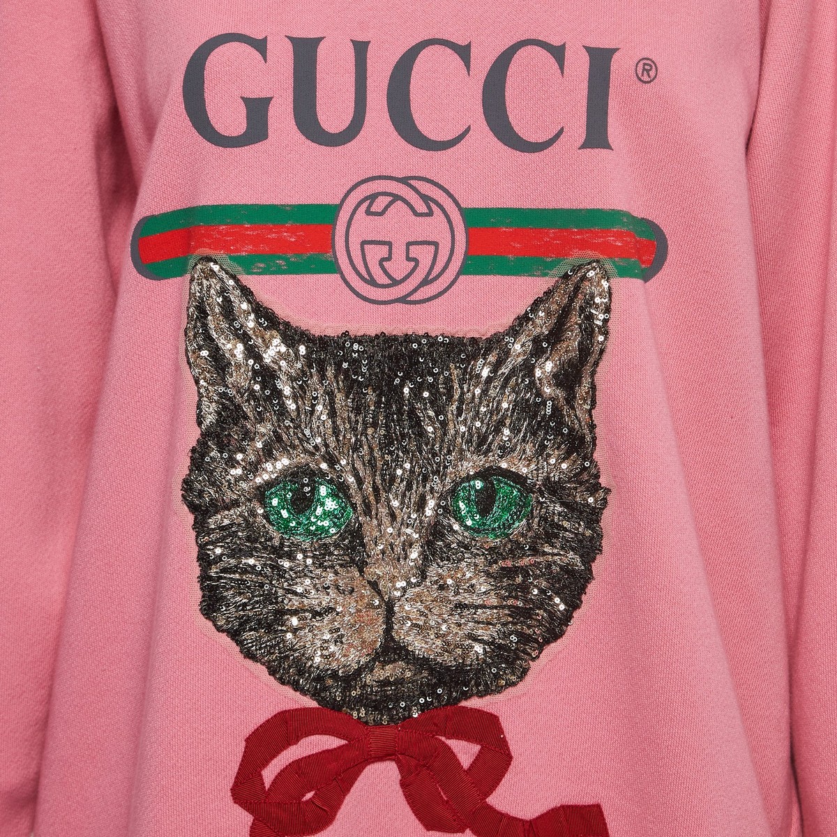 GUCCI❤︎猫セーター GUCCI 【Sサイズ】セーター モヘア ニット ネコ アニマル 刺繍