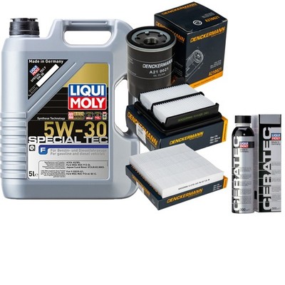 Inspektionspaket Liqui Moly Special Tec 5W-30 für Honda Jazz III 1.3i 1.2