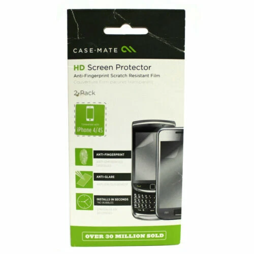 Case-Mate protectores de pantalla para Apple iPhone 4s