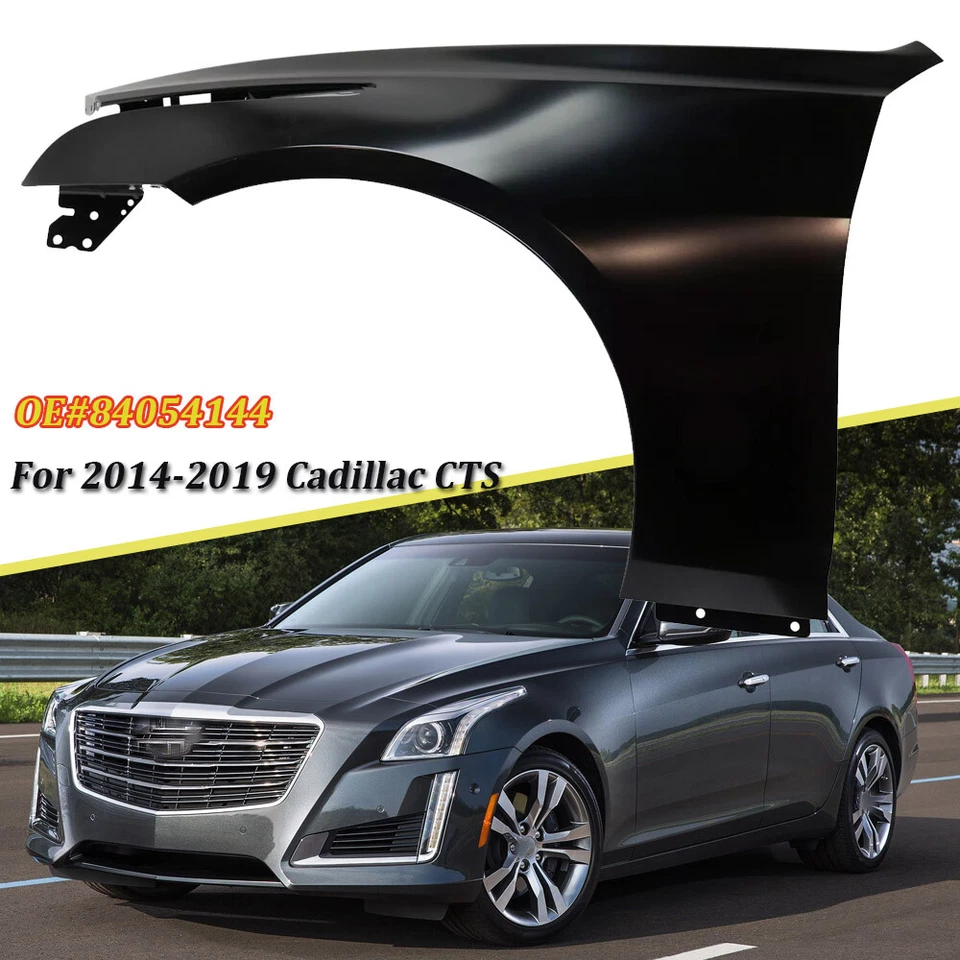 Переднее левое крыло для седана Cadillac CTS 2014 2015 2016 2017 2018 2019 84054144 - Изображение 2 из 4