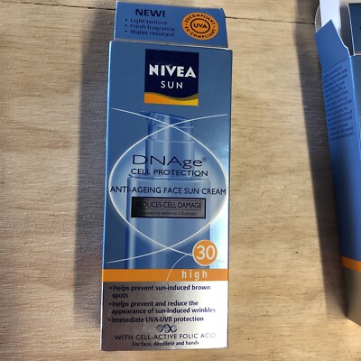 Nivea DNage Zellschutz - Anti Age Gesicht Sonnencreme 30 hoch reduziert Zellschäden