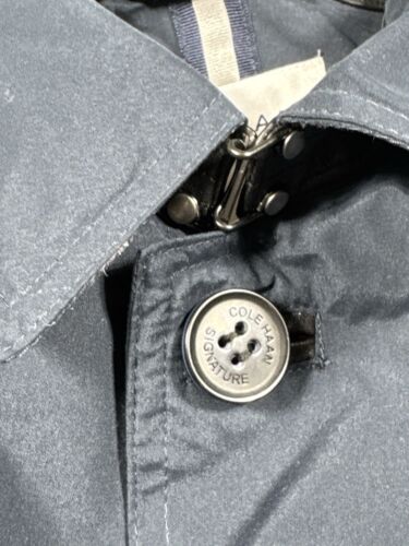 Cole Haan Signature Men's Small Navy 2-in-1 Car Coat with Removable Lining NEW - Picture 4 of 13