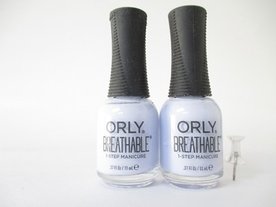 Orly Breathable 1-Step Manicure .37 Oz Patience & Peace Pack of 2 (label scuffs)