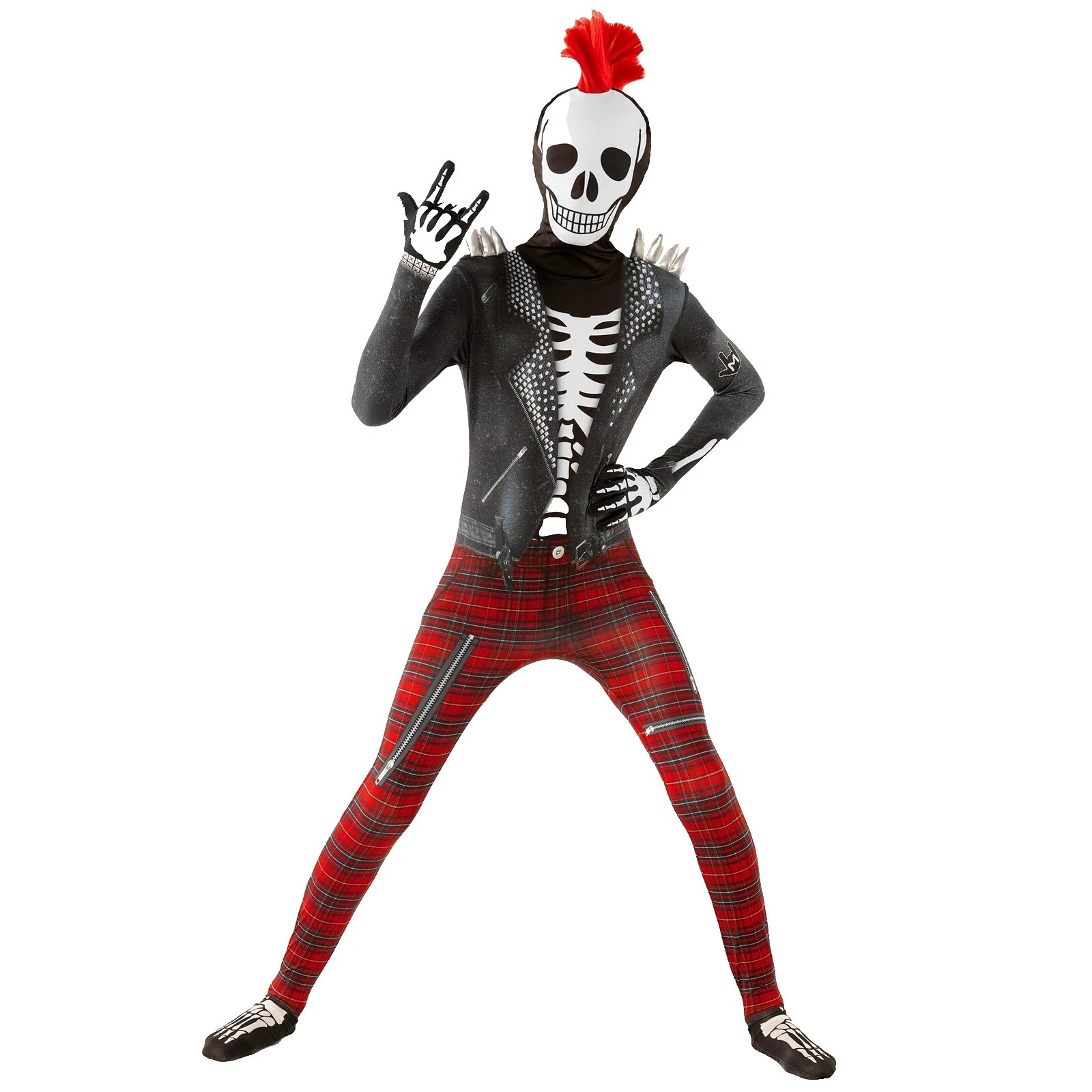 Disfraces Punk Negro para Niños