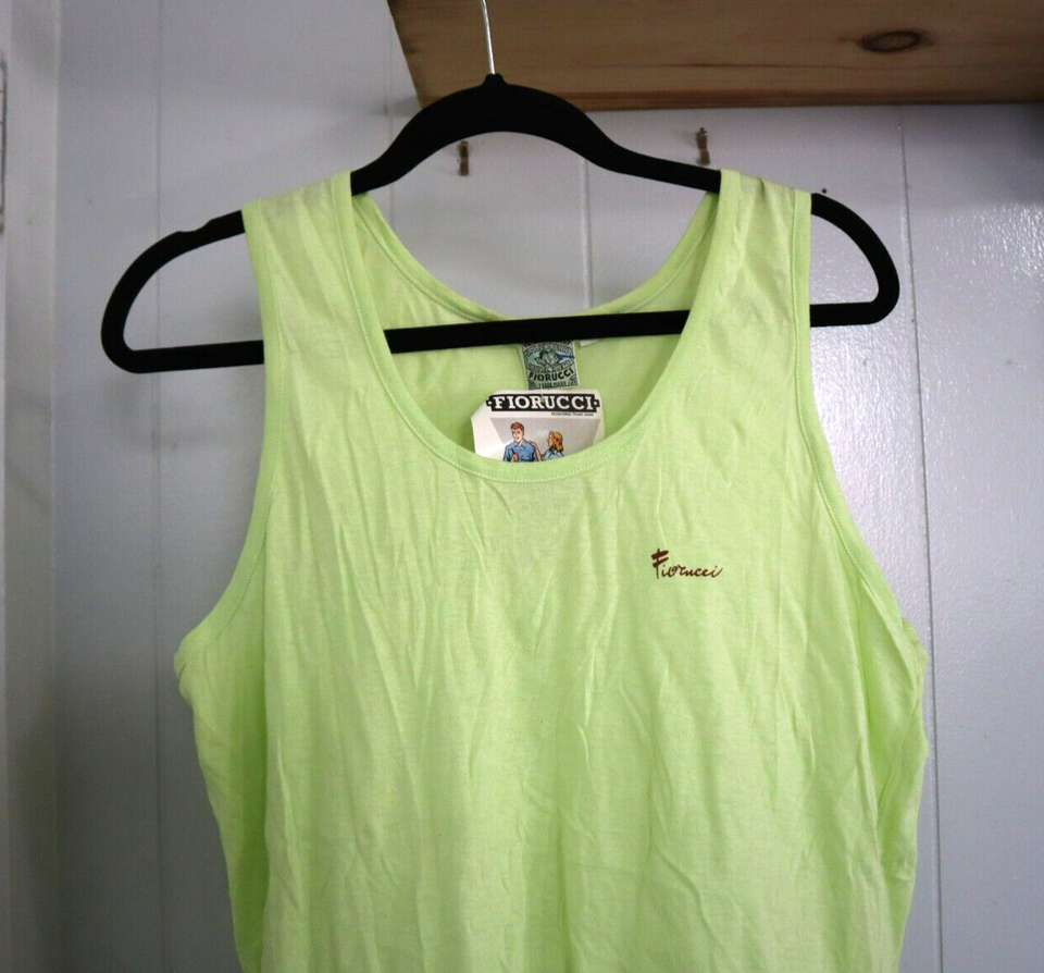 Vintage Deadstock NWT Fiorucci Tank Top Size L eBay