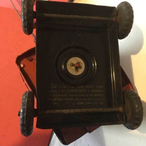 Vintage Tri-ang KL 44 Jones Crane,4 Ton, 1960's.Restoration Project.Spare/Repair - Picture 20 of 24