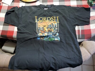 Lords Of the realm 2 ii Video gaming Sierra Games Shirt XL rare