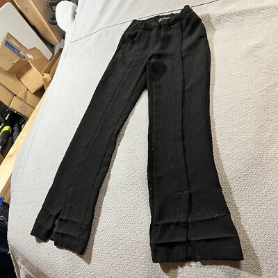Depop Zara Black Jeans Women Womens Pants Zara Split Hem Pants