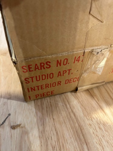 MCM Irwin Dollhouse 1964 Sear’s Interior Decorator Set New In Original Box RARE! - Picture 6 of 11