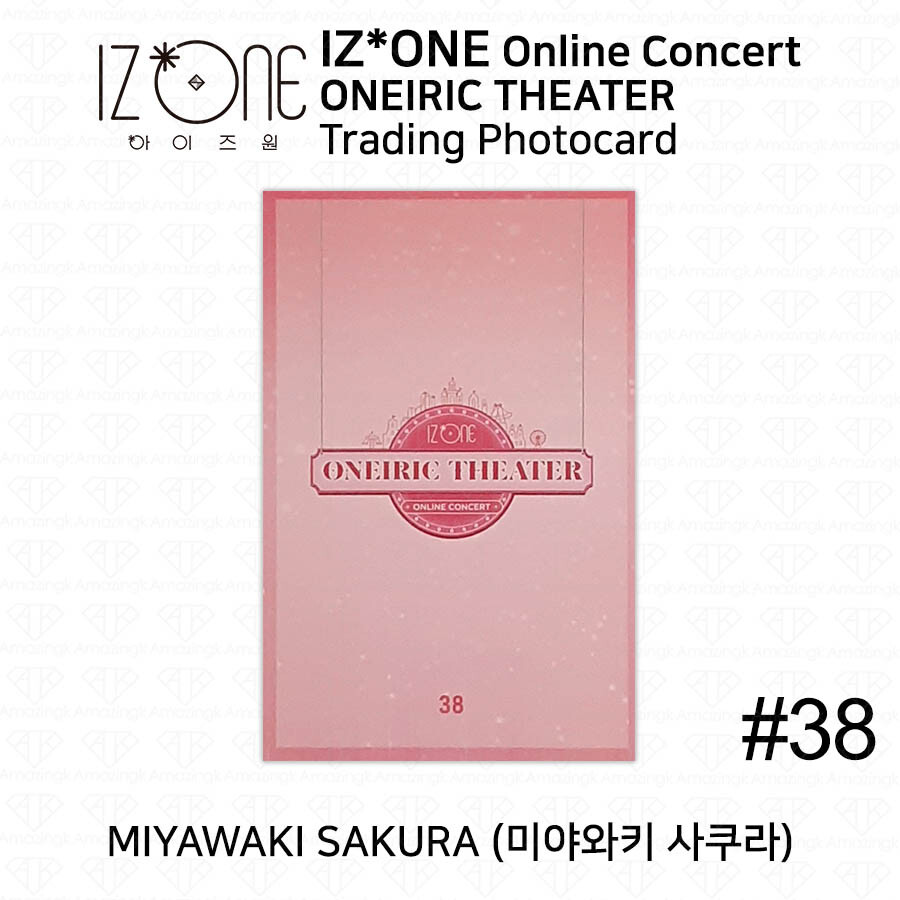 IZ*ONE 2020 Oneiric Theater 2nd Online Concert Trading card