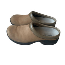 Merrell Jungle Primo Stone Slip On Mule Backless Tan Leather Upper Women's 6.5